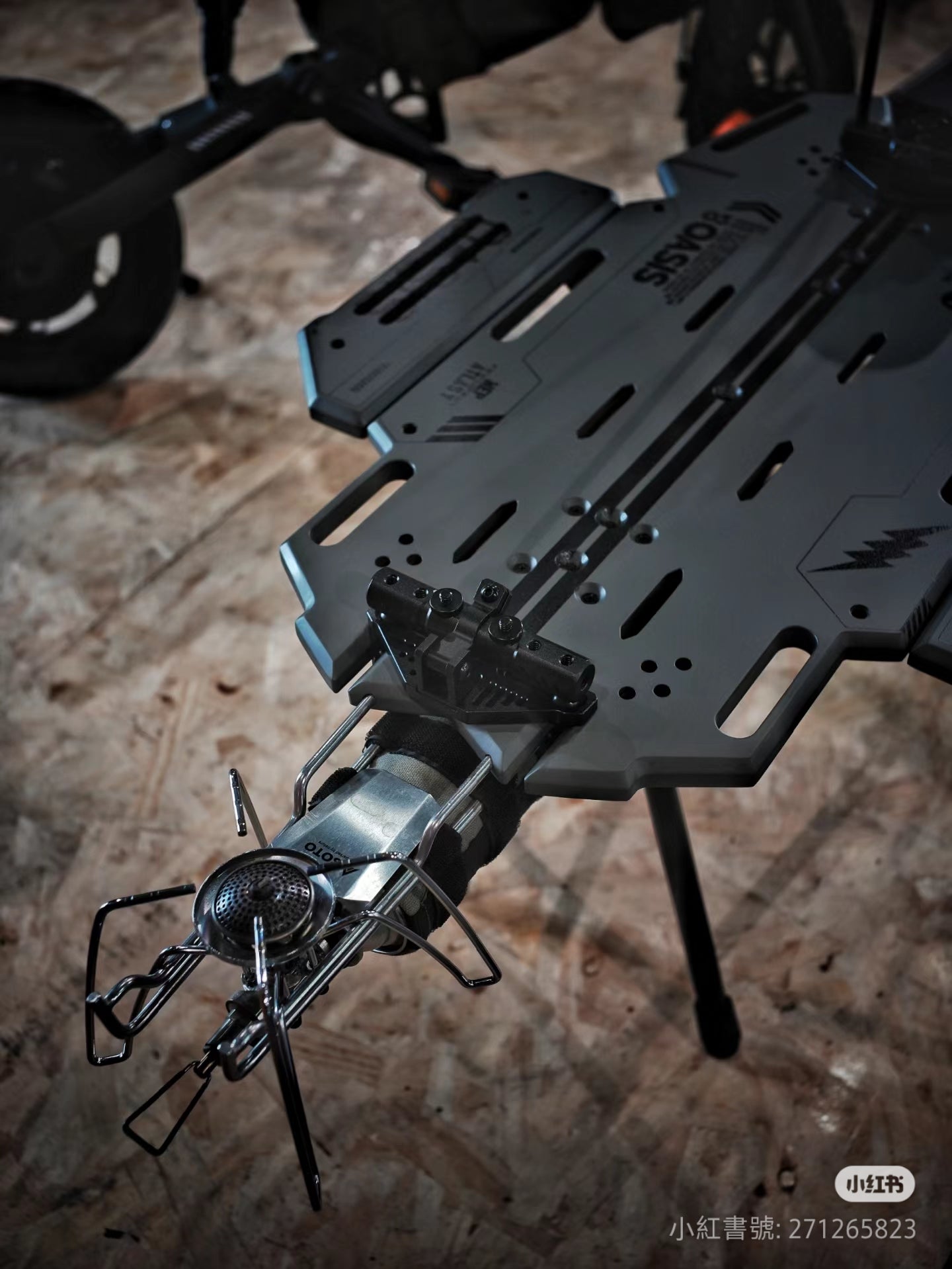 Tactical Camping Table – Black