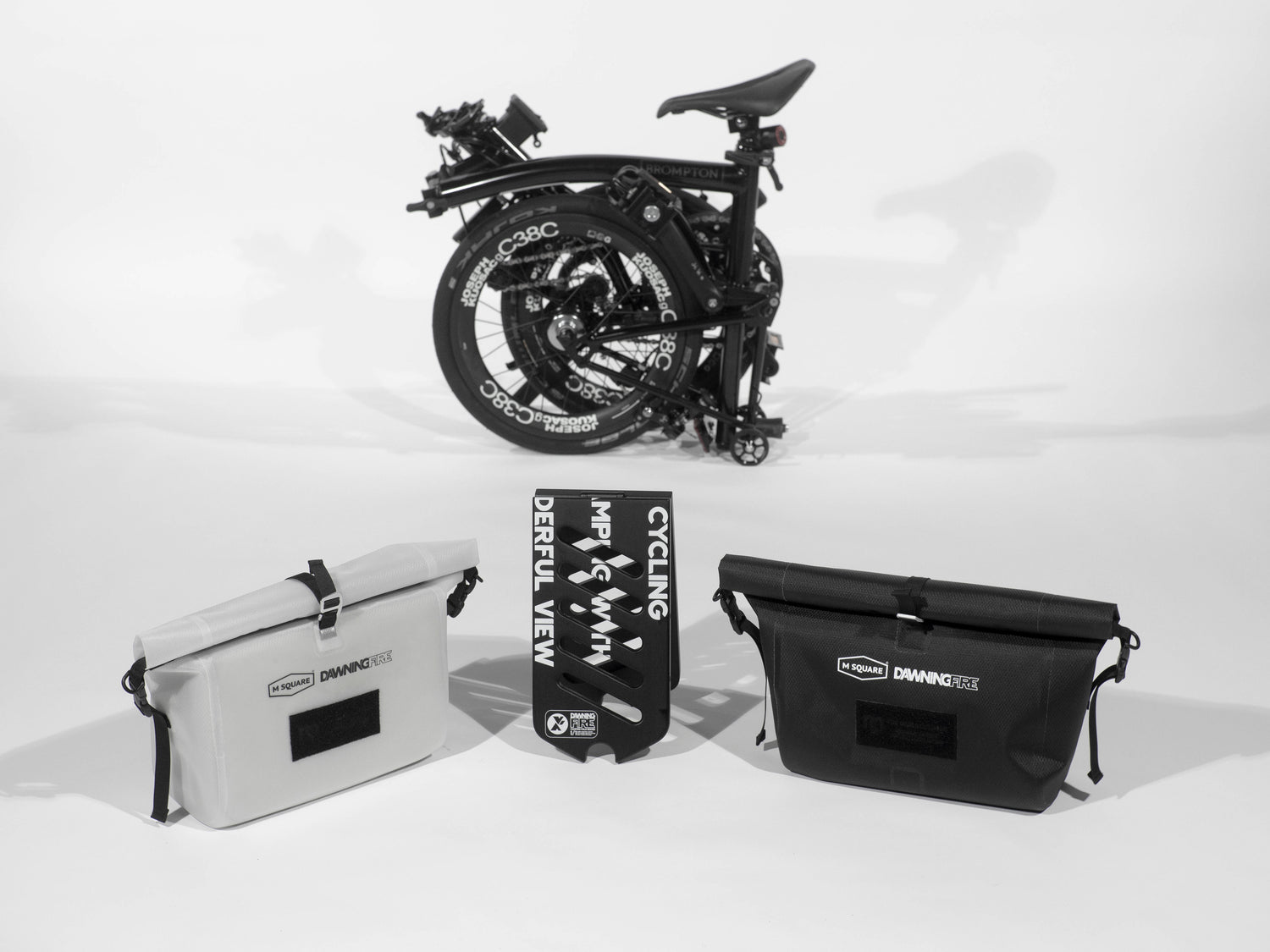 Brompton Bag + Trigo Frame – White