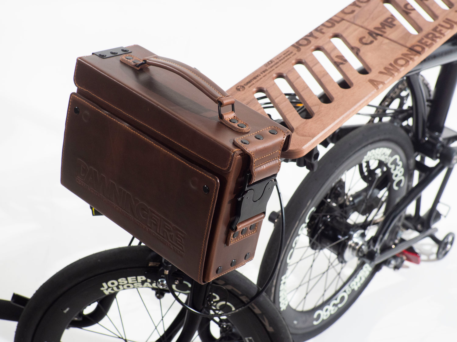 Brompton Front Leather Bag – Brown