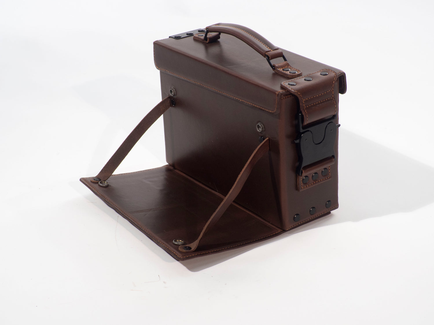 Brompton Front Leather Bag – Brown
