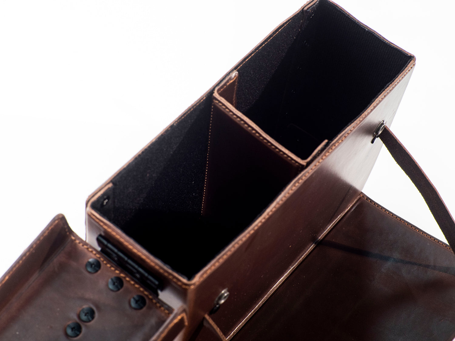 Brompton Front Leather Bag – Brown